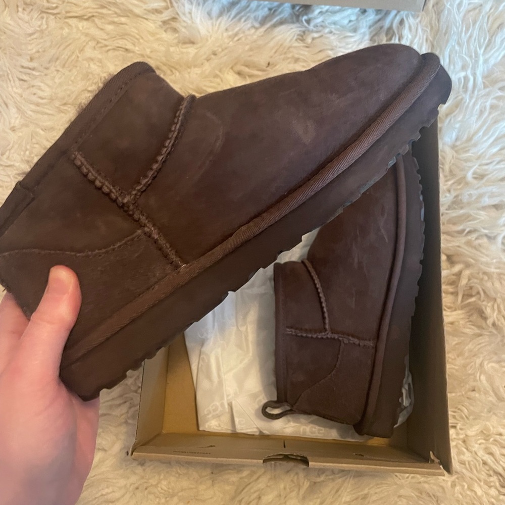 UGG Sold Out Burnt Cedar: Classic Ultra Mini